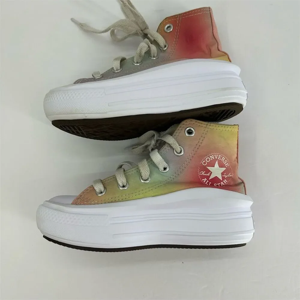 Converse Chuck Taylor All Star Mermaid Platform Sneakers Size 12 Tie Dye